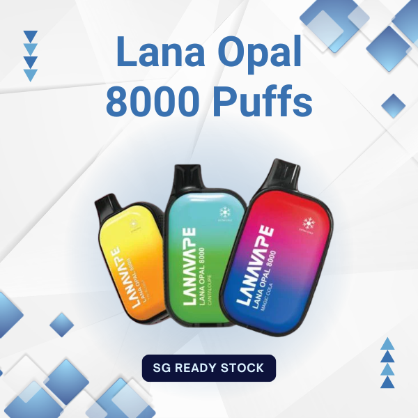 Lana Opal 8000 Puffs Disposable Vape with LED Screen Display