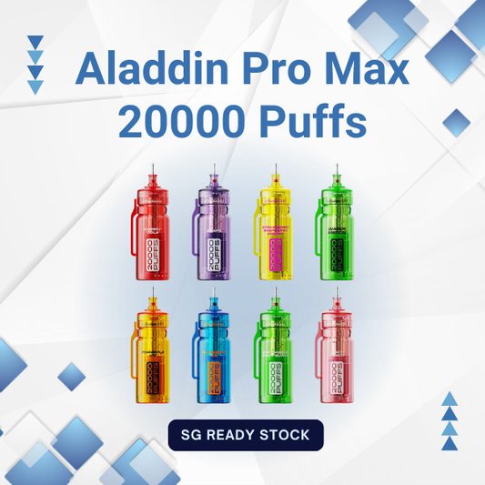 Aladdin Pro Max 20000 Puffs Disposable Vape Device - Front View