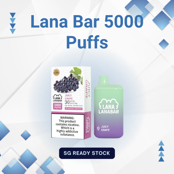 Lana Bar 5000 Puffs Disposable Vape Device - Rechargeable Mesh Coil Vape