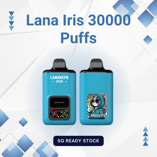 Lana Iris 30000 Puffs Disposable Vape with Smart LED Screen