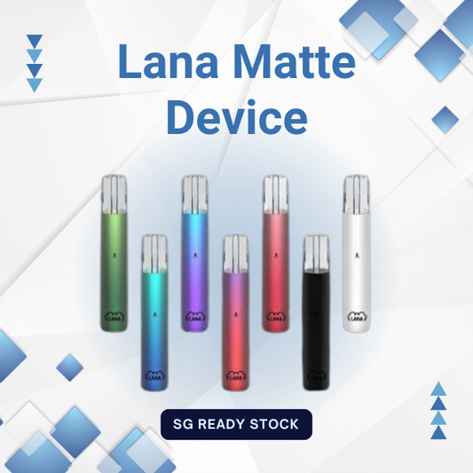 Lana Premium Device in Vivid Red showing metallic finish