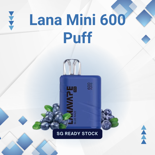 Lana Mini 600 Puffs Disposable Vape Device - All Flavors available in SG
