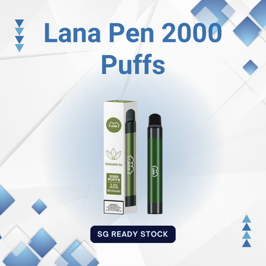 Lana Pen 2000 Puffs mouthpiece and sleek body design