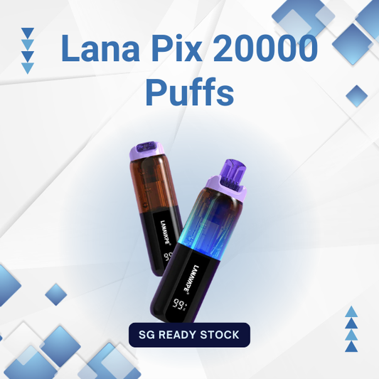 Lana Pix 20000 Puffs disposable vape device with foldable mouthpiece