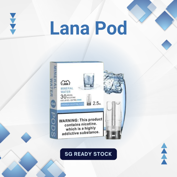 Lana Pods variety pack flavors for e-cigarette