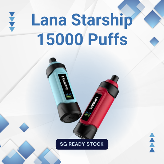 Lana Starship 15000 Puffs disposable vape spaceship design front view