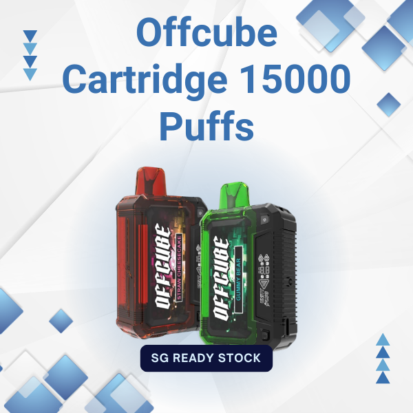 Offcube Cartridge 15000 Puffs pre-filled pod compatible with ASDF Offgrid battery