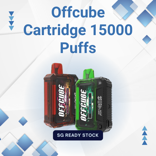 Offcube Cartridge 15000 Puffs pre-filled pod compatible with ASDF Offgrid battery