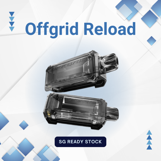 Offgrid Reload adjustable airflow vent and cartridge design