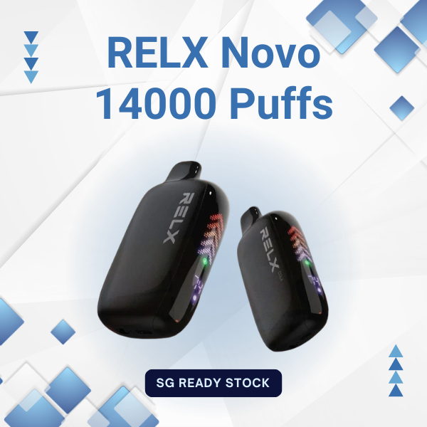 RELX Novo 14000 Puffs Disposable Vape with LED Screen Display