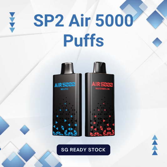 SP2 Air 5000 Puffs disposable vape device with adjustable airflow