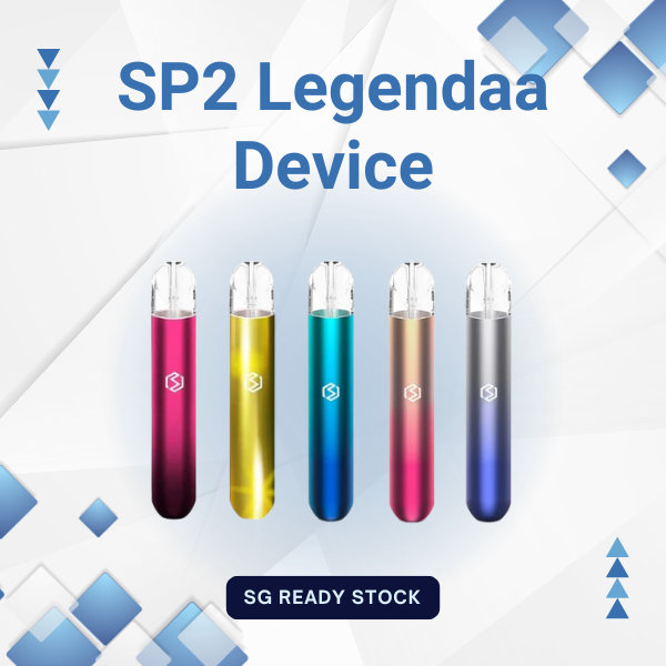 SP2 Legendaa Device metallic finish vape kit with LED indicator