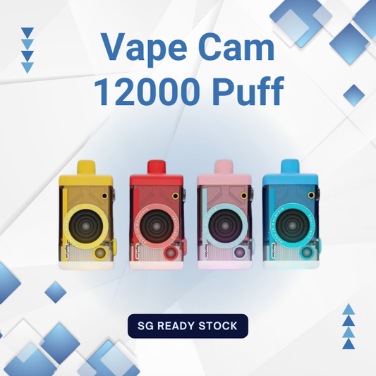 Vape Cam 12000 Puffs disposable vape device with LED screen