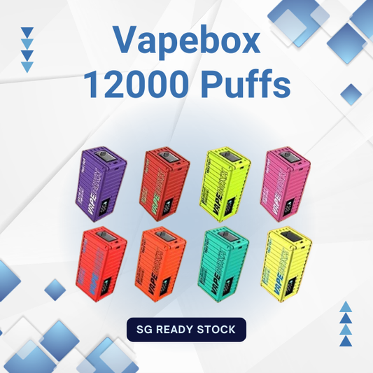 Vapebox 12000 Puffs Digital Screen and Adjustable Airflow Switch