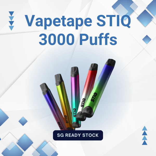 Vapetape STIQ 3000 Puffs Disposable Pod Device - All Flavors