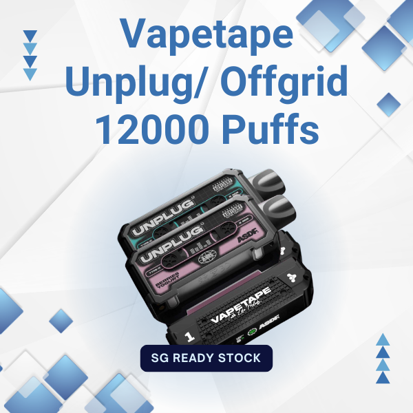 Vapetape X Battery Device with interactive screen for Unplug pods