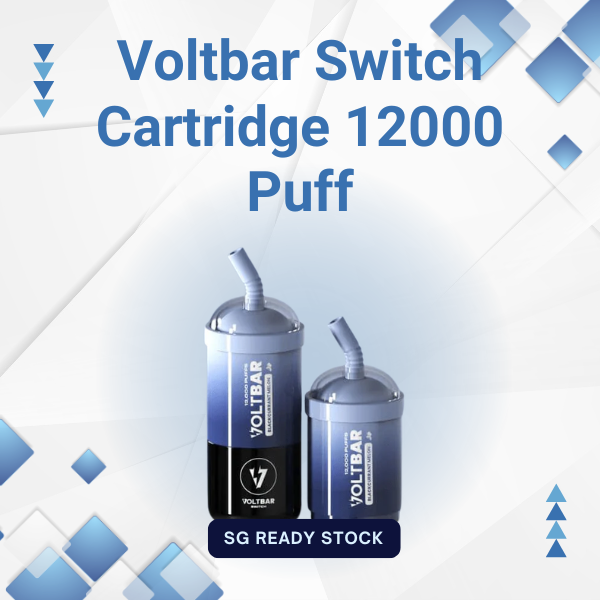 Voltbar Switch 12000 Puffs Cartridge - Long Lasting Vape Pod SG
